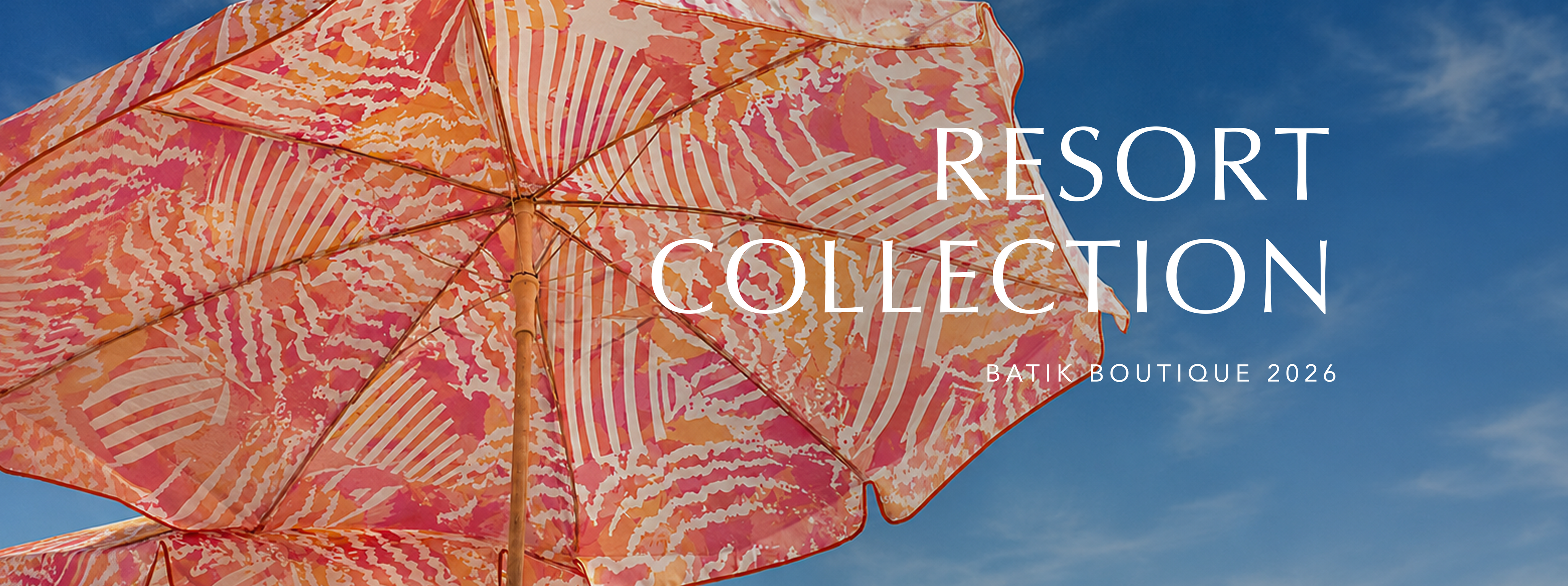 Batik Boutique Resort Collection 2026 inspired by Malaysian coastal destinations.