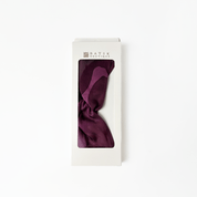 Plum Rimba Batik Headband in Batik Boutique packaging – artisan made gift