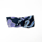white box photo of Batik Headband in Sapphire Fleur 