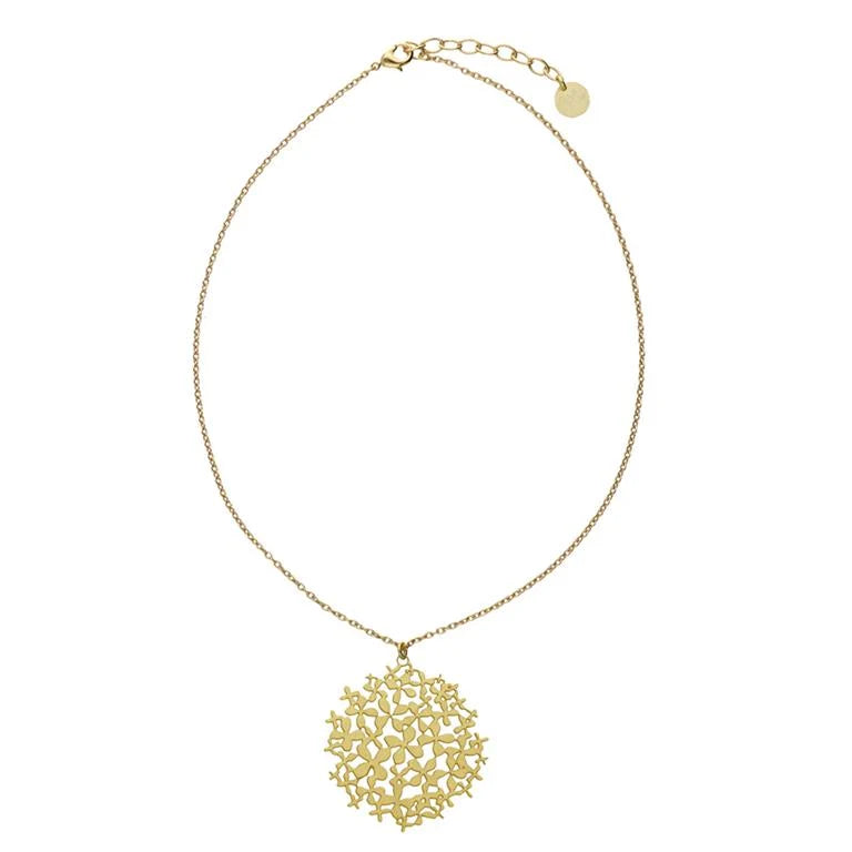 Embrace Jewellery - Hydrangea Short Pendant Necklace 3