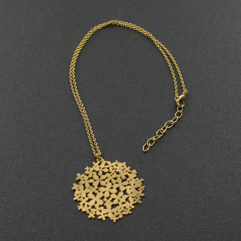 Embrace Jewellery - Hydrangea Short Pendant Necklace 4