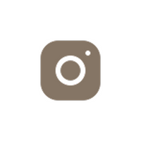 Brown square with a white circle in the center on a white background