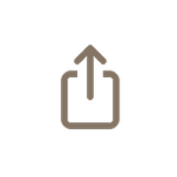 Upload icon on a white background