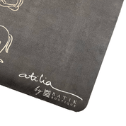 Home Yoga Mat - Jet Cat Yogis - Batik Boutique