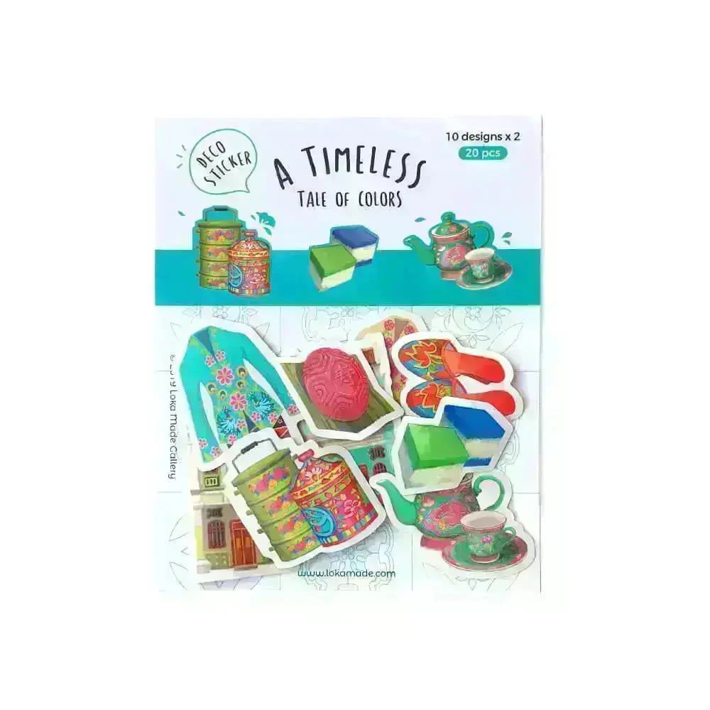 LOKA MADE Deco Sticker - A Timeless Tale Of Colors - Batik Boutique
