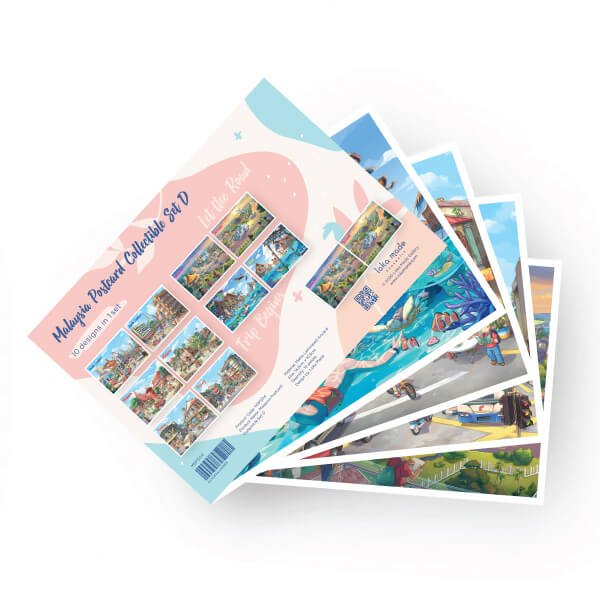 LOKA MADE Postcard - Collectible Set D - Batik Boutique