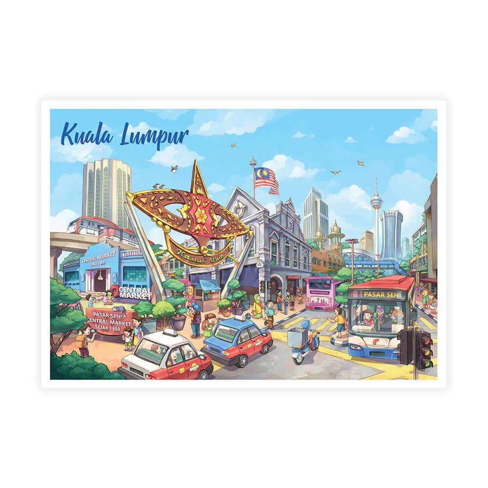 LOKA MADE Postcard - Collectible Set D - Batik Boutique