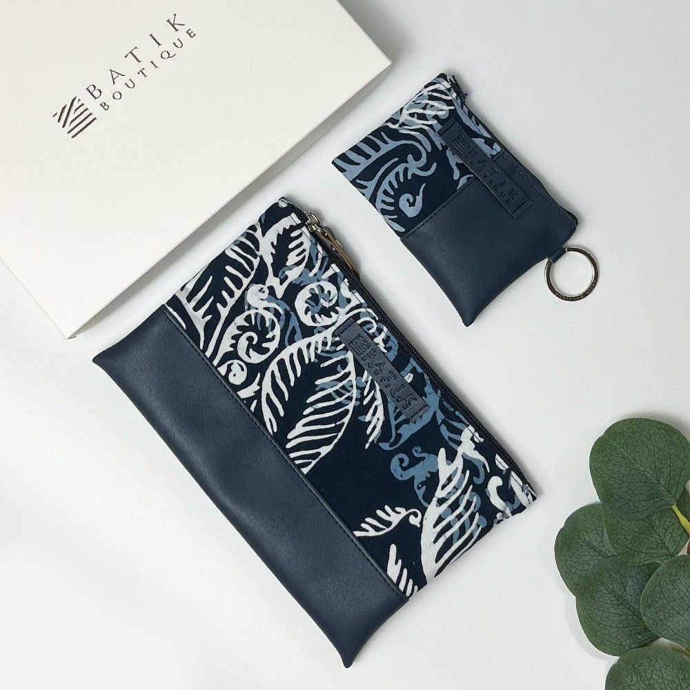 Blue nautical fern organizer set show beside each other 