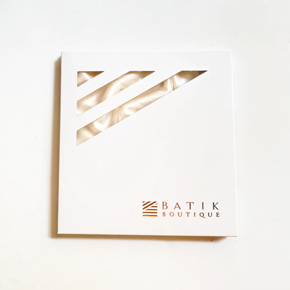 Front Side of Packaging with white background